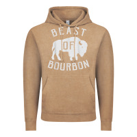 Vintage Coffee beast of bourbon drinking whiskey design bison buffalo party t shirt Vintage Hoodie - linhVisuals