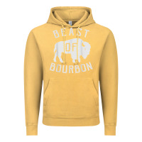 Vintage Mustard beast of bourbon drinking whiskey design bison buffalo party t shirt Vintage Hoodie - linhVisuals