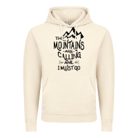 Vintage Artic the mountains are calling and i must go   black Vintage Hoodie - linhVisuals