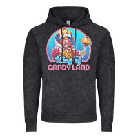 Vintage Black candy land king of candy land portrait t shirt Vintage Hoodie - linhVisuals