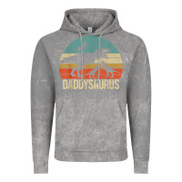 Cloud Rock daddy dinosaur daddysaurus 3 three kids xmas christmas gift t shirt Vintage Hoodie - linhVisuals