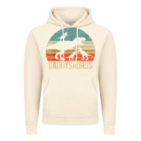 Vintage Artic daddy dinosaur daddysaurus 3 three kids xmas christmas gift t shirt Vintage Hoodie - linhVisuals