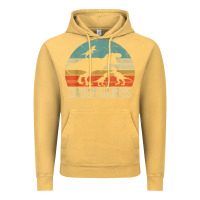 Vintage Mustard daddy dinosaur daddysaurus 3 three kids xmas christmas gift t shirt Vintage Hoodie - linhVisuals