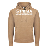 Vintage Coffee fema evacuation plan Vintage Hoodie - linhVisuals