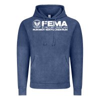 Vintage Denim fema evacuation plan Vintage Hoodie - linhVisuals