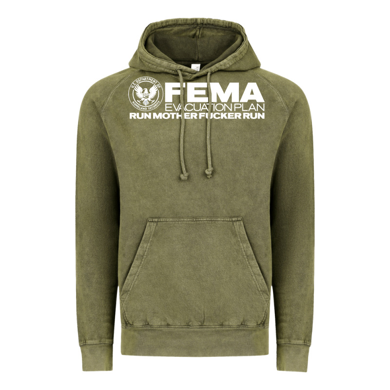 Fema Evacuation Plan Vintage Hoodie by linhVisuals | Teevron