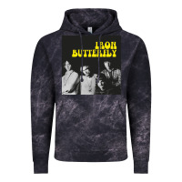 Cloud Black iron butterfly Vintage Hoodie - linhVisuals