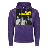 Cloud Purple iron butterfly Vintage Hoodie - linhVisuals