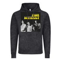 Vintage Black iron butterfly Vintage Hoodie - linhVisuals