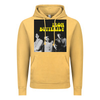 Vintage Mustard iron butterfly Vintage Hoodie - linhVisuals