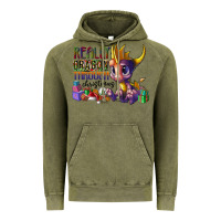 Vintage Olive real dragon through christmas Vintage Hoodie - CowhideDigitalArt