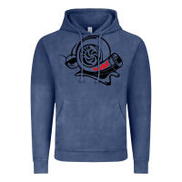Vintage Denim Turbo Vintage Hoodie - linhVisuals