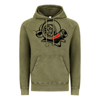 Vintage Olive Turbo Vintage Hoodie - linhVisuals