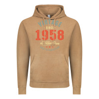 Vintage Camel Vintage Since 1958 - 64th Birthday Retro Classic Vintage Hoodie - linhVisuals