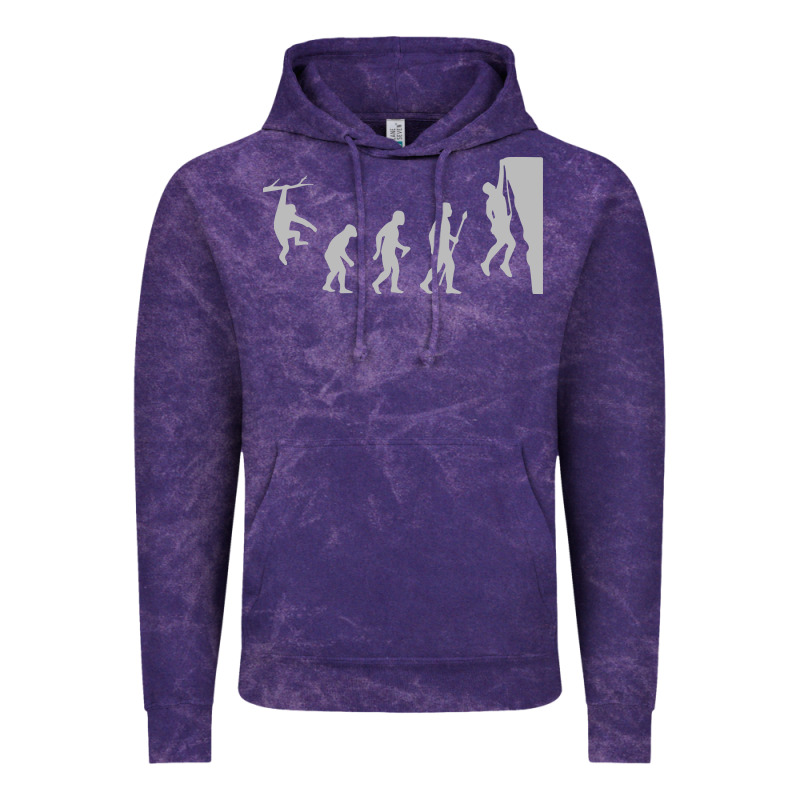 Funny Rock Climbing Evolution Vintage Hoodie by linhVisuals | Teevron