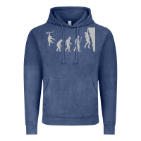 Vintage Denim funny rock climbing evolution Vintage Hoodie - linhVisuals