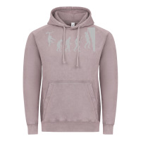 Vintage Zinc funny rock climbing evolution Vintage Hoodie - linhVisuals
