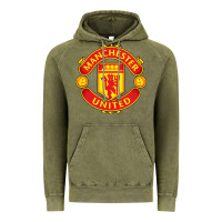 Vintage Olive manchester Vintage Hoodie - linhVisuals