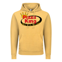 Vintage Mustard Pizza King Cowboy Vintage Hoodie - linhVisuals