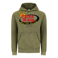 Vintage Olive Pizza King Cowboy Vintage Hoodie - linhVisuals