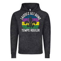Vintage Black laissez les bons temps rouler gift mardi gras masquerade t shirt Vintage Hoodie - linhVisuals