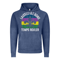 Vintage Denim laissez les bons temps rouler gift mardi gras masquerade t shirt Vintage Hoodie - linhVisuals
