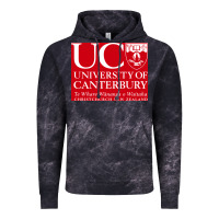 Cloud Black university canterbury Vintage Hoodie - linhVisuals