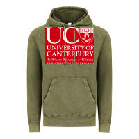 Vintage Olive university canterbury Vintage Hoodie - linhVisuals