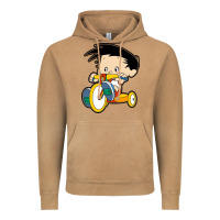 Vintage Camel bobby on his bike   bobbys world Vintage Hoodie - linhVisuals