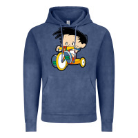 Vintage Denim bobby on his bike   bobbys world Vintage Hoodie - linhVisuals