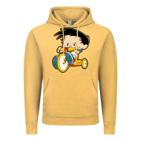 Vintage Mustard bobby on his bike   bobbys world Vintage Hoodie - linhVisuals