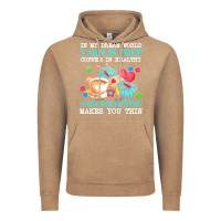 Vintage Coffee yarn t  shirt in my dream world yarn is free, coffee is healthy and cr Vintage Hoodie - linhVisuals