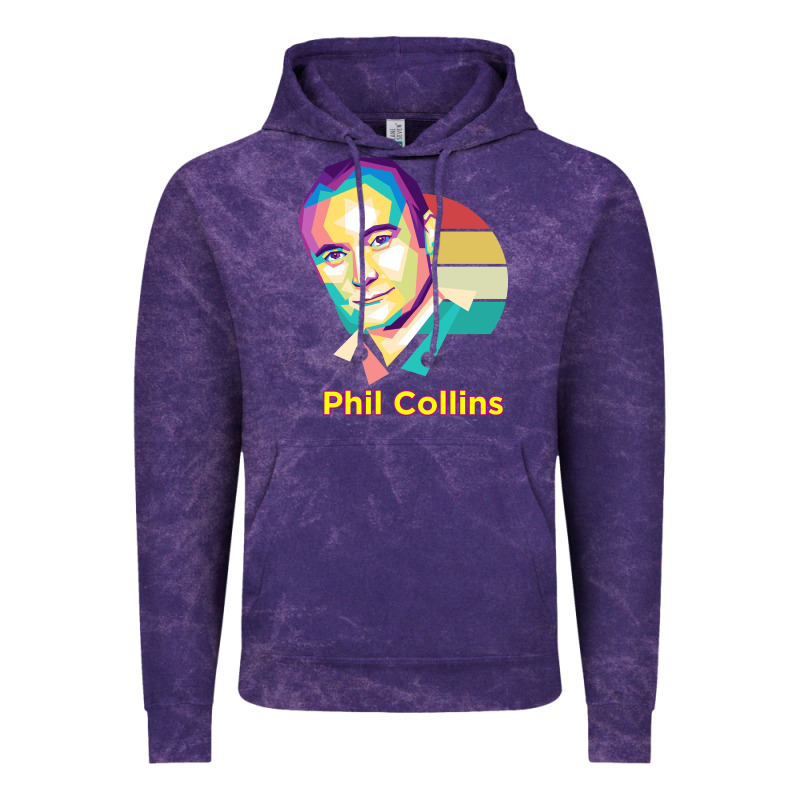 Wpap Phil Collins Rock Vintage Hoodie by linhVisuals | Teevron