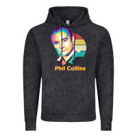 Vintage Black wpap phil collins rock Vintage Hoodie - linhVisuals