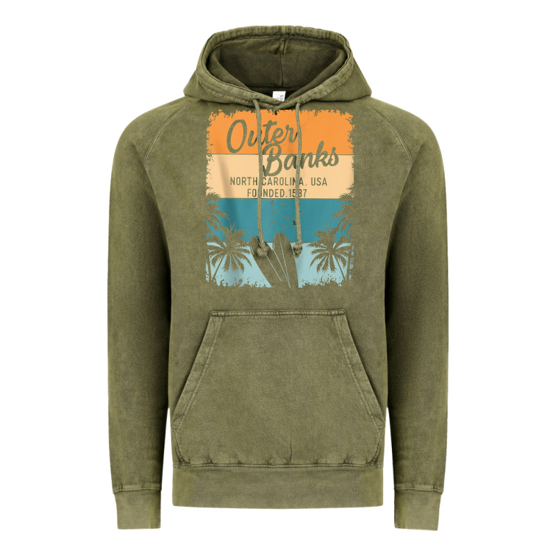 Outer Banks Shirts Men Women Kids Obx North Carolina Nc Gift Zip Hoodi Vintage Hoodie by linhVisuals | Teevron