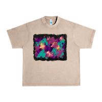 French Oak halloween trees and turquoise glitter background Urban Heavy Tee - BundleAndBundleShop