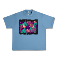 Pebble Blue halloween trees and turquoise glitter background Urban Heavy Tee - BundleAndBundleShop