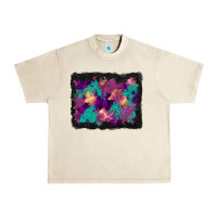 Sandshell halloween trees and turquoise glitter background Urban Heavy Tee - BundleAndBundleShop