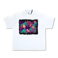 White halloween trees and turquoise glitter background Urban Heavy Tee - BundleAndBundleShop