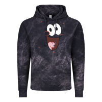 Cloud Black sponge.bob squa.re.pants patrick face portrait Vintage Hoodie - linhVisuals