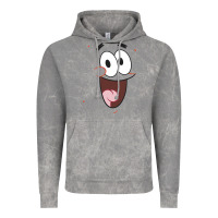 Cloud Rock sponge.bob squa.re.pants patrick face portrait Vintage Hoodie - linhVisuals