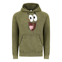 Vintage Olive sponge.bob squa.re.pants patrick face portrait Vintage Hoodie - linhVisuals