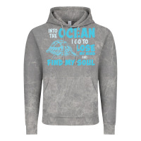 Cloud Rock into the ocean i go to find my soul Vintage Hoodie - linhVisuals