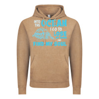 Vintage Coffee into the ocean i go to find my soul Vintage Hoodie - linhVisuals
