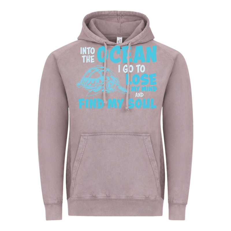 Into The Ocean I Go To Find My Soul Vintage Hoodie by linhVisuals | Teevron