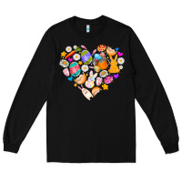 Black Easter Love Long Sleeve Tee - CowhideDigitalArt