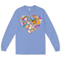 Colony Blue Easter Love Long Sleeve Tee - CowhideDigitalArt