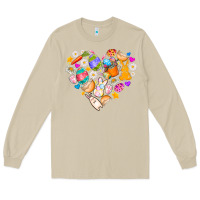 Mushroom Easter Love Long Sleeve Tee - CowhideDigitalArt