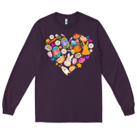 Plum Easter Love Long Sleeve Tee - CowhideDigitalArt