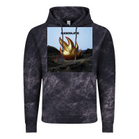Cloud Black Clear Design Vintage Hoodie - linhVisuals